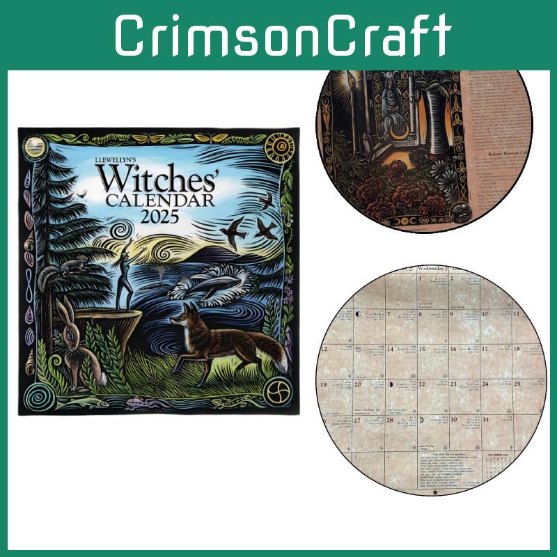2025 Witches Calendar Captivating Witch-themed Calendar Great For Business Gifts