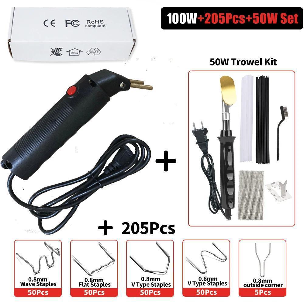 Plastic Bumper Repair Welder Kit with Hot Melt Gun and Welding Rods