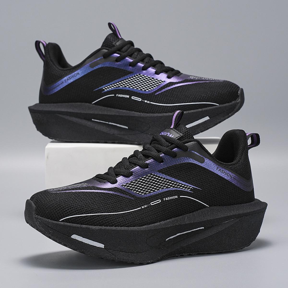 Running Shoes Speciality Marathon Athletic Men Breathable Lightweight Carbon Board Plush Comfort Athletic Nonskid Athletic Shoes New 43