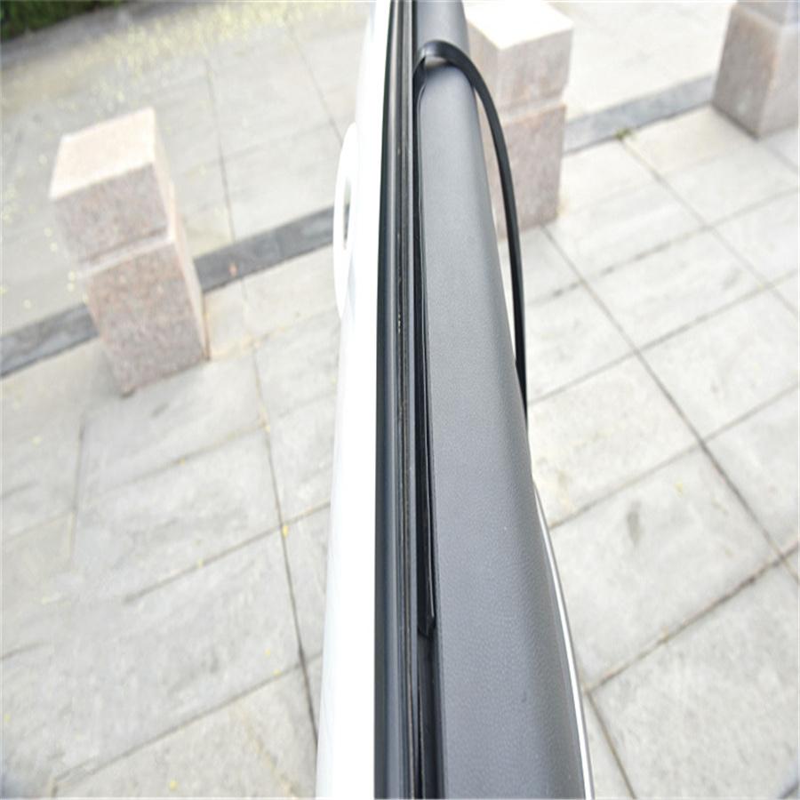 4M Black Car Front Rear Side Door Window Edge Sealed Strip Trim Weatherstrip