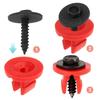 Strong Automotive Fastener Kit With Plastic Grommets Aftermarket Engine Undertray Hardware Easy to Use for Vehicle