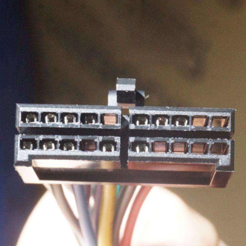 High Quality Car Radio ISO Adapter Din Connector Pin Cable