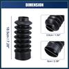2 Pcs Motorcycle Front Fork Guards Covers Shock Absorbers Boots 39mm Universal for Harley Sportster XL883 1200 for ATV UTV Automotive Parts