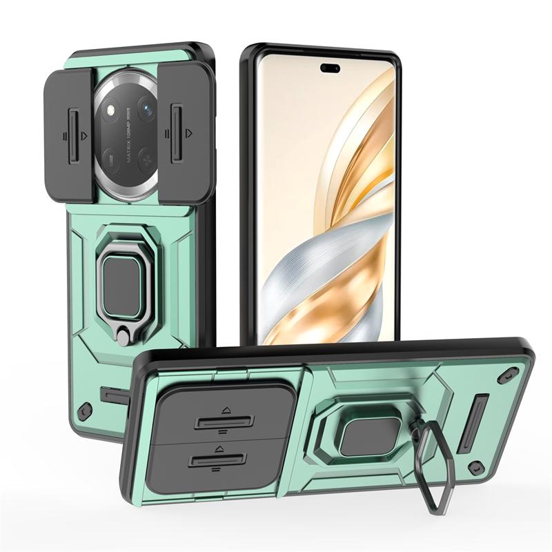 For Honor X9C Case Cover Huawei Honor X9C Capas New Shockproof Phone Back Bumper Slide Camera Lens Ring Holder Fundas Honor X9C