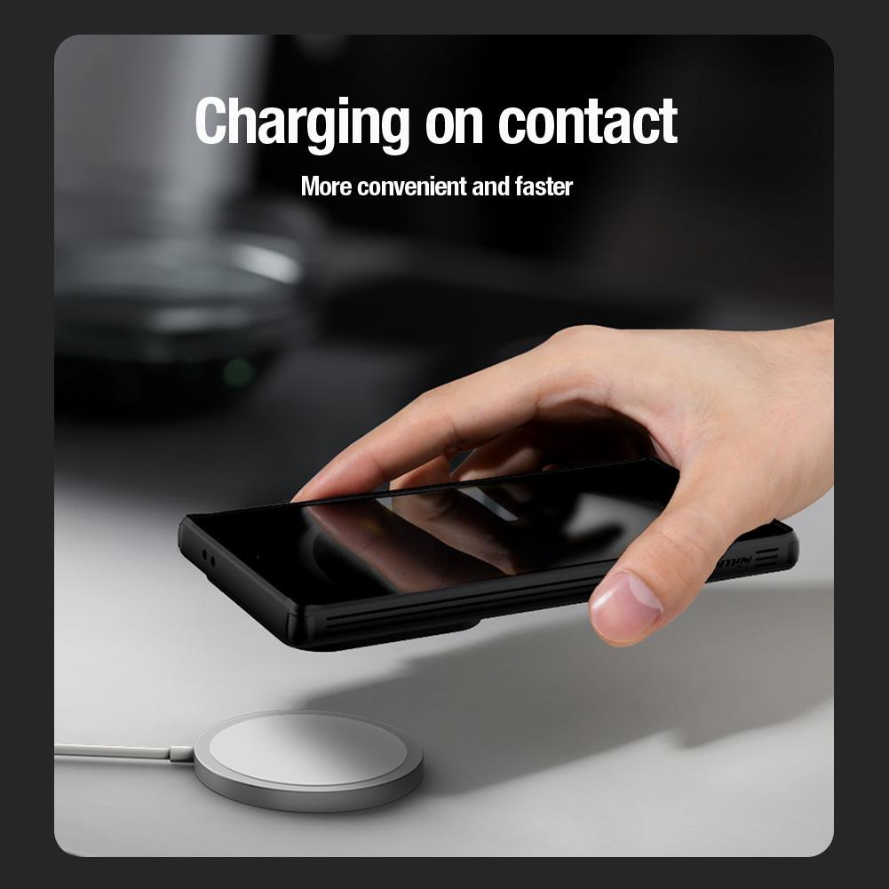 Nillkin pour Samsung Galaxy S24 Ultra coque de téléphone CamShield Pro étui magnétique Protection de l'appareil photo couverture coulissante