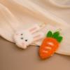 2022 Autumn And Winter Fun Cartoon Cute Rabbit Carrot Ear Hook Sweet Fashion Trendy Ear Hook Earrings Women