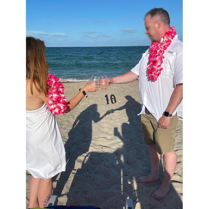 Hawaiian Leis Party Silk Flower Leis 41inch Thicken Hawaiian Leis Garland Headband Leis and Hand Leis for Graduation Hula Dance Luau Party, Photo