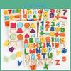 Montessori Zahlen- und Buchstabenpuzzle aus Holz für frühkindliches Lernen und kognitive Entwicklung