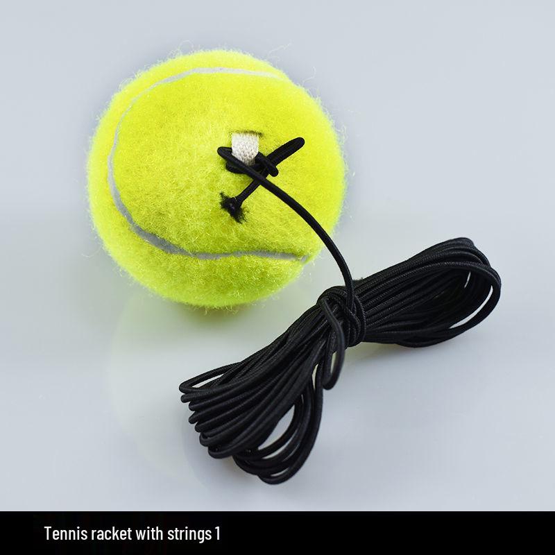 Solo Tennis Trainer: Rebound-Base mit Seil und Ball