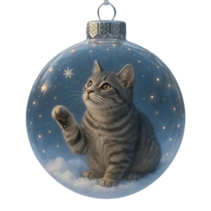 Christmas Balls Elegant Christmas Tree Hanging Animal Ornament for Holiday Celebration and Seasonal Home Accent