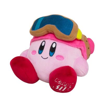 Sanei Boeki Kirby of the Stars 30th Anniversary Peach Ball Launch W14.5 X D13 X H13.5cm Plush Toy