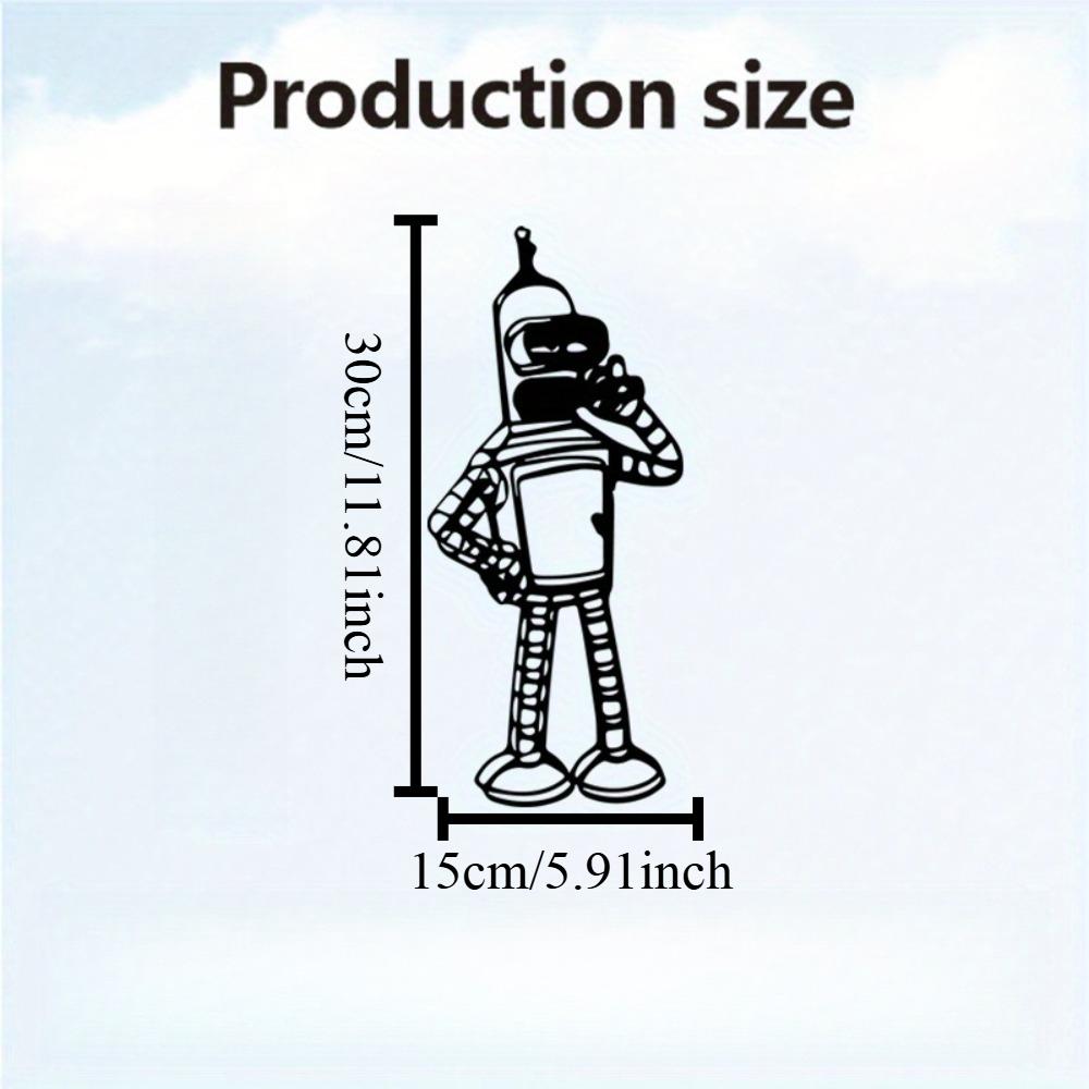 Sci-Fi Retro Wall Sculpture Weatherproof Iron Art Office Study Gift