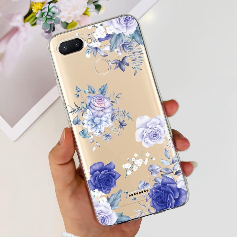 For Xiaomi Redmi 6 6A Case Cute Painted Cover Clear Silicone Phone Case Soft TPU Shell For Redmi 6A Redmi6 Redmi6A Fundas Bumper