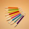 9pcs Baking Tools Flower Carving Group Cake Tools Decorative Pen Turn Sugar Tools Modeling Knife