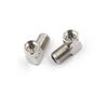 5Pcs 90 Degree F Male Female Connector Adapter Coaxial Cable Rg6 Rg59