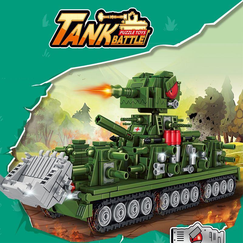 Tank World Ultimate KV44 Carl 44 Puzzle Giocattolo da Costruire KV99 Ultimate Leviathan