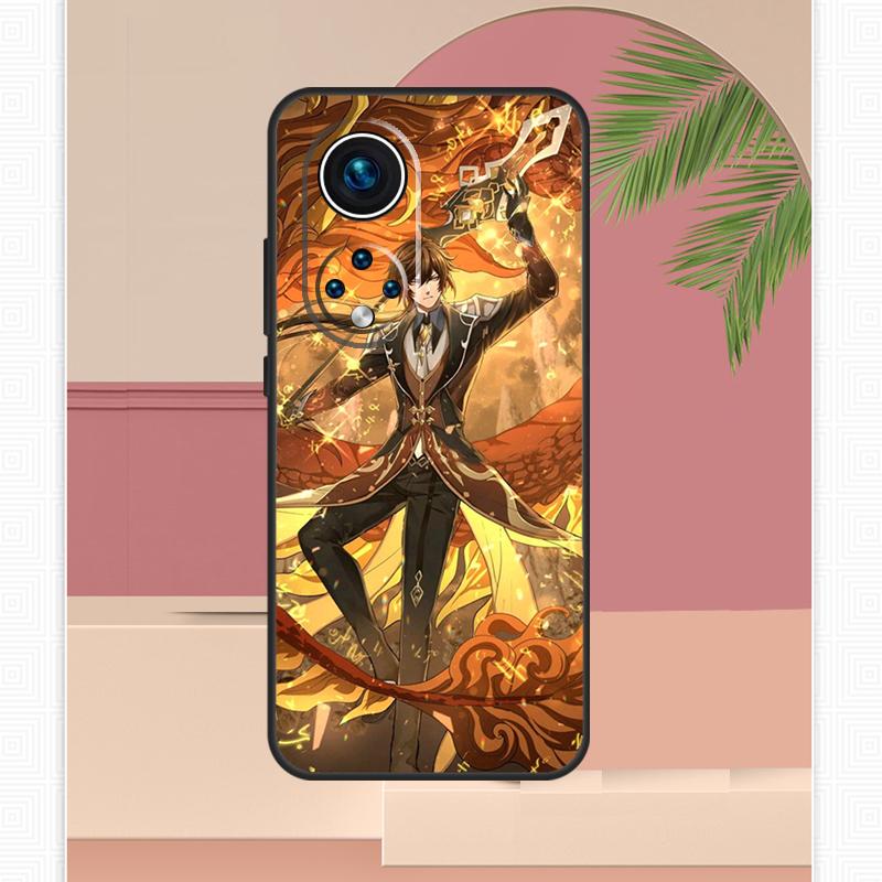 Genshin Impact Zhong Li Case For Honor Magic 8 Pro 7 6 5 Lite Honor 200 400 X9c X9b X9a X8b X8a X8c 50 70 90 Cover