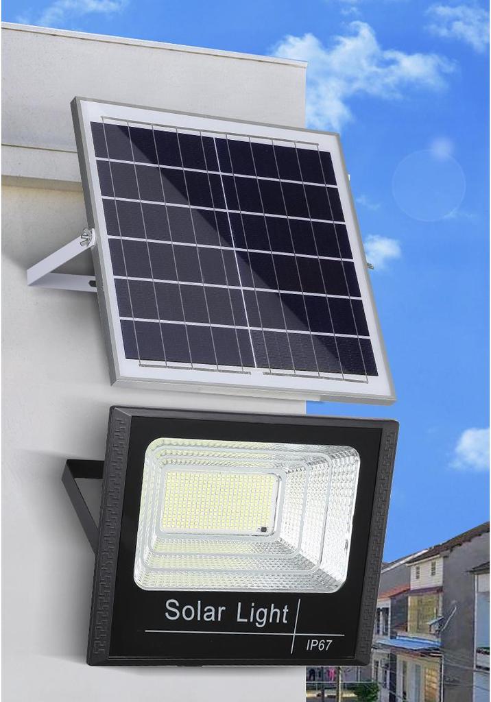 Solar Sensor Street & Courtyard Floodlight