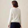 Komonboka Women's Round Neck Thick Cashmere Sweater