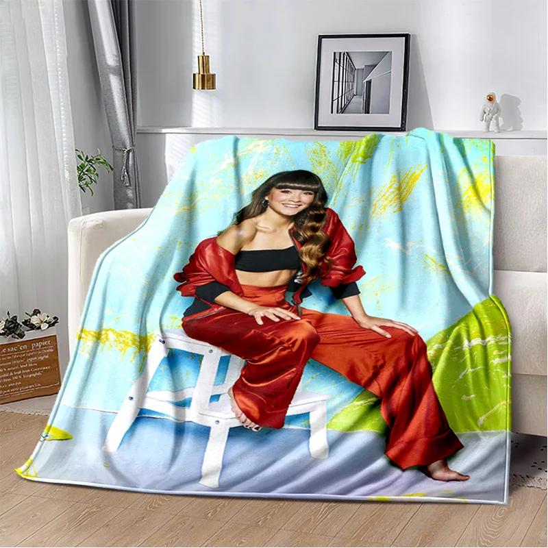 3D Spanish Singer Cute Aitana Soft Plush Blanket,Flannel Blanket Throw Blanket for Living Room Bedroom Bed Sofa Picnic Cover Kid