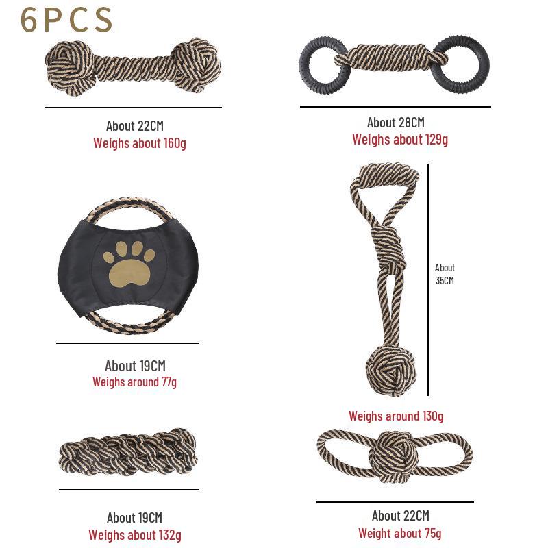 Durable Woven Cotton Rope Chew Toy for Large Dogs