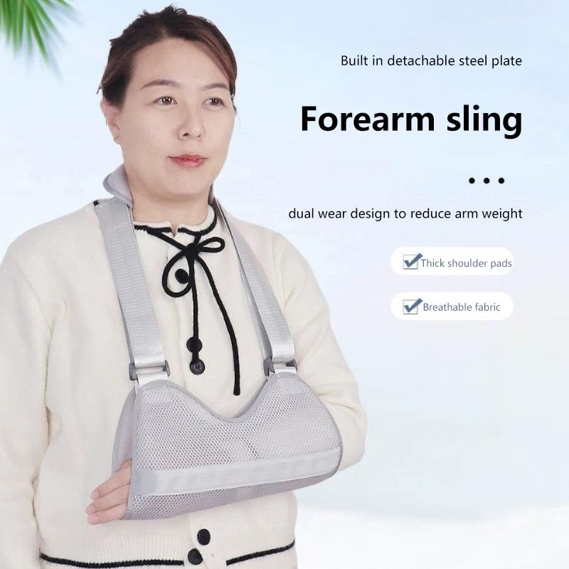 Adjustable Arm Sling and Shoulder Support – Medical Fixation Strap for Upper Limb Immobilization and Stabilization