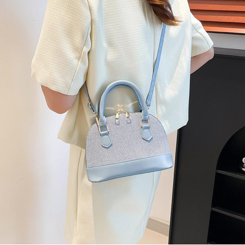 Women Shell Crossbody Bag New Trendy Retro Shoulder Small Handbag Simple Stylish Casual Commuter Purse CLE