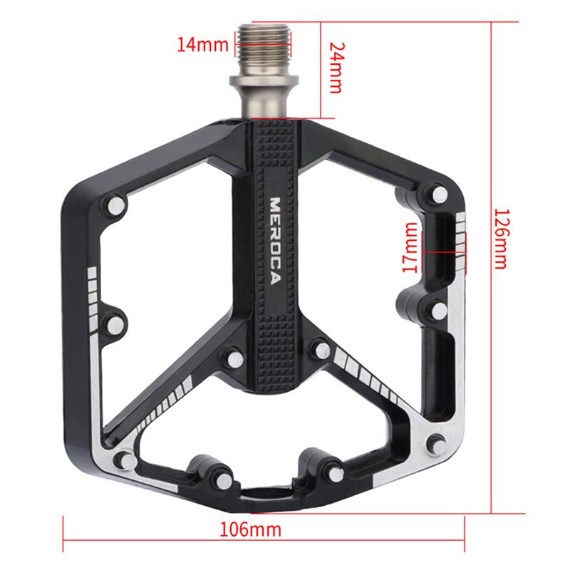 Bicycle Pedals Sealed Du Bearing Nonslip Pedal Mountain Road Bike Cycling Alloy