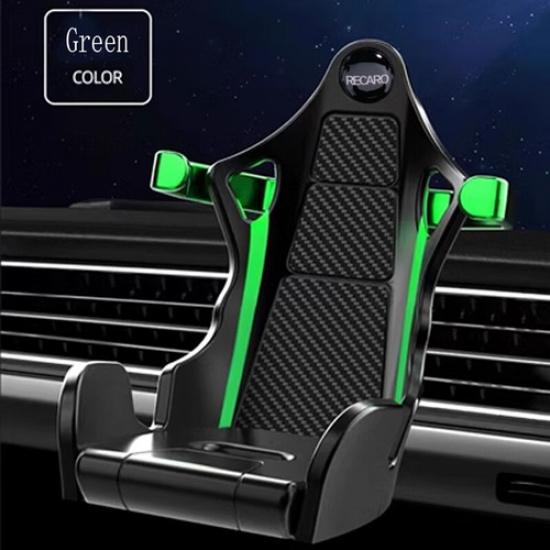Racing Seat Car Phone Holder Stable Recaro Carbon Look Car Navigation Bracket
