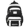 Letter Backpack Pattern Large Capacity Outdoor Travel Bag Student Schoolbag