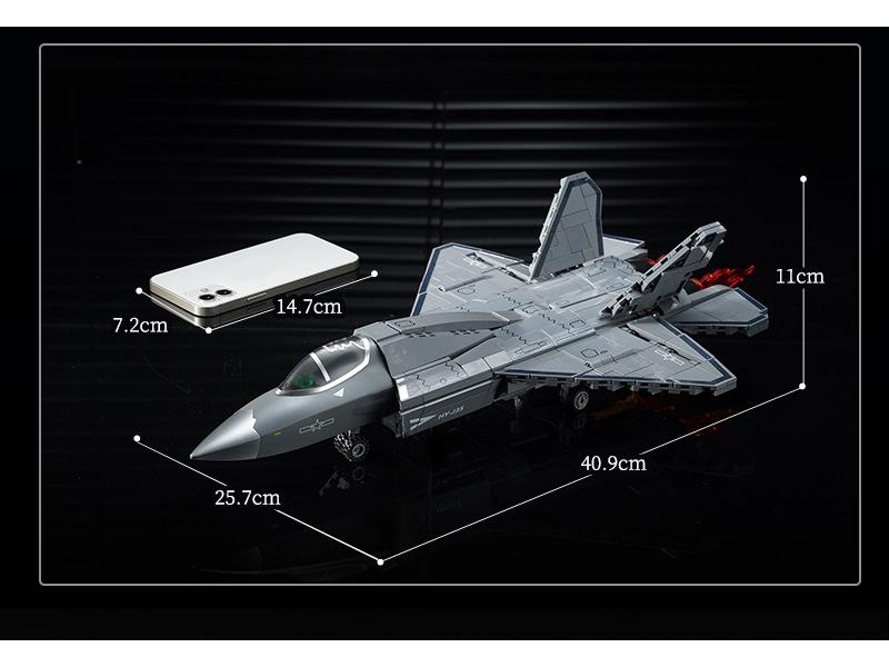 Enlighten J-35 Carrier Fighter Model Building Blocks Toy