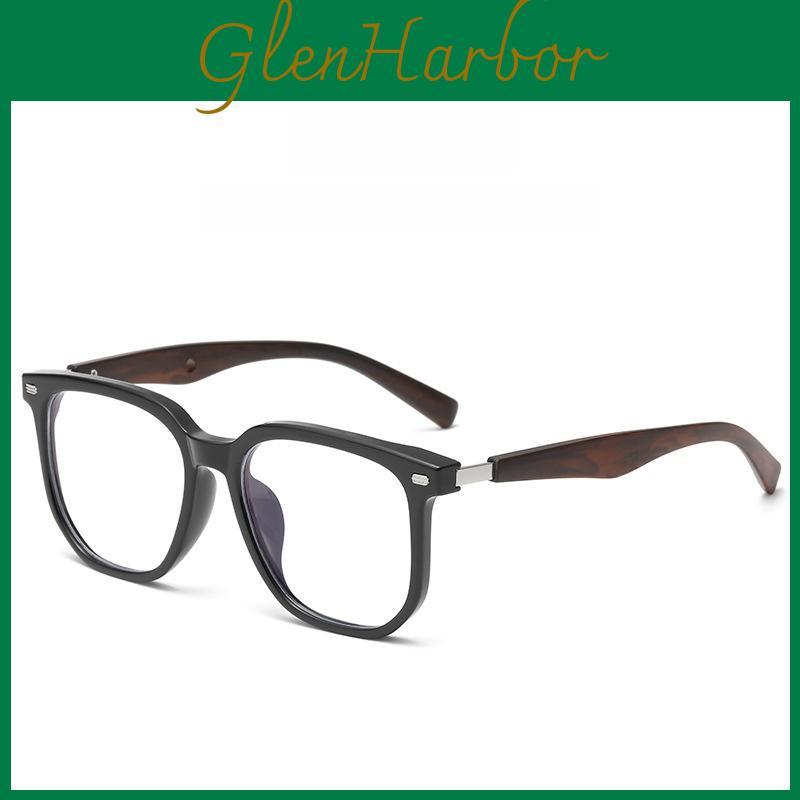 Minimalist Tr90 Frame Blue Light Blocking Glasses With Geometric Design For Men And Women