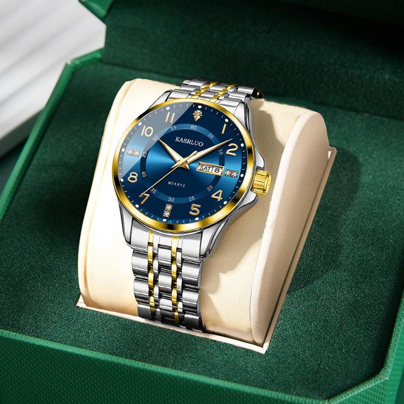 Casaro Men S Watch Stylish And Simple Quartz Watch Waterproof Luminous Calendar Versatile Men S Watch standard