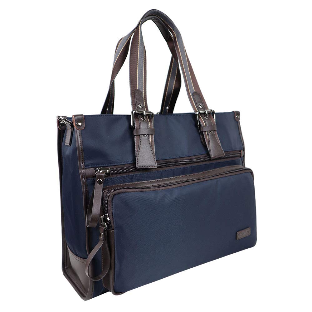 

SMITHWESSON Деловая сумка Деловая сумка Натуральная кожа Портфель Кожаная деловая сумка Поездки на работу Наплечная сумка Сумка-тоут Деловая сумка (Смит Вессон) синий