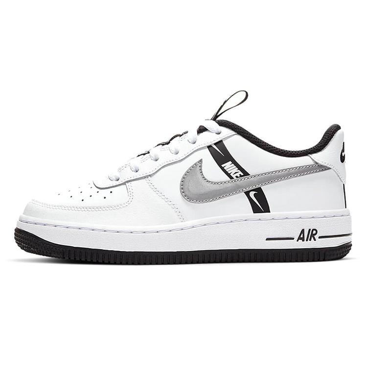 (GS) Nike Air Force 1 LV8 KSA Worldwide Pack - White Reflect Silver Kids CT4683-100 EU 35.5