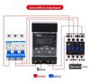 KG316T Black Time Control Switch - 220V Intelligent Timer for Street, Canopy & Billboard Lighting