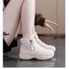 Women Fur Integrated Fleece Lined Thick Sole Warm Fashion Winter Snow Boots