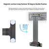 PCIe4.0 4X Expansion Cable Supporting NVMe M.2 SSDs GPU and Networking Cards Featuring AntiInterference Shielding