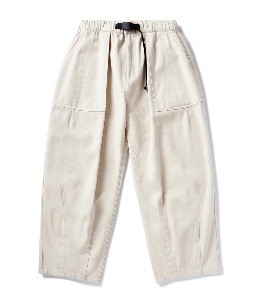 MINIMALPROJECT Washed Fatigue Balloon Cotton Pants Mpt108 [Ivory]