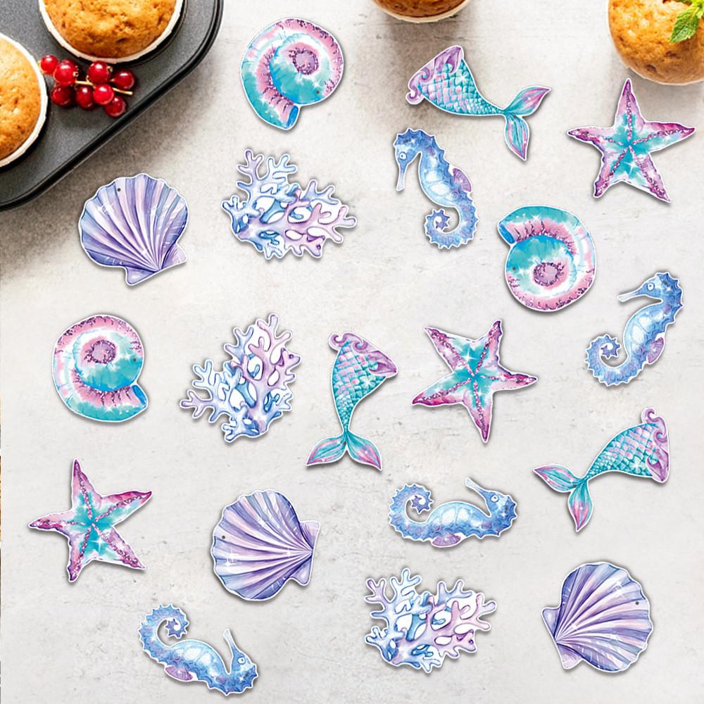 Starfish Coral Mermaid Birthday Party Table Scatter Confetti For Decor Event