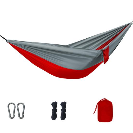 Outdoor Hammock Patchwork Color Anti-Rollover Wide Design Moisture-Proof Pad Outdoor Sleeping Hammock Color-Blocking Resting Equipment