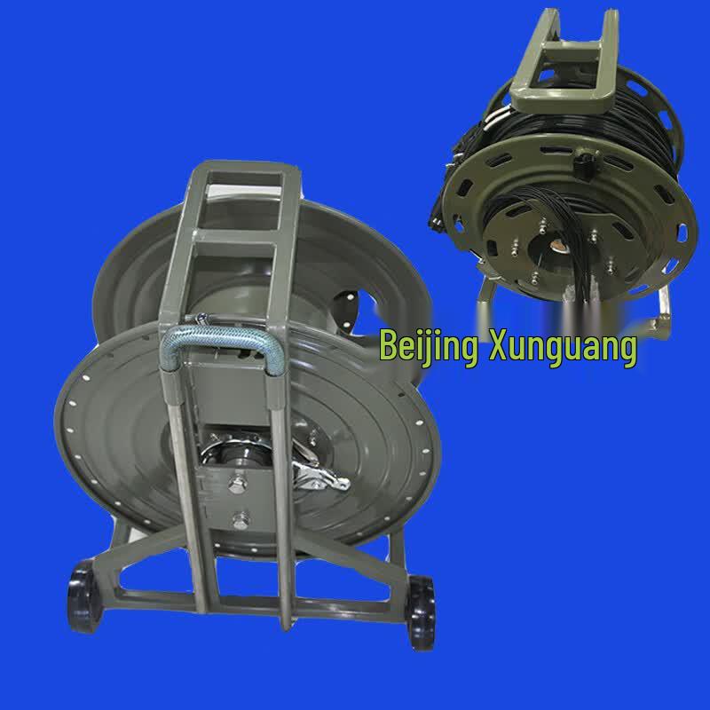 JingXunGuang Portable Outdoor Optical Cable Reel Cart