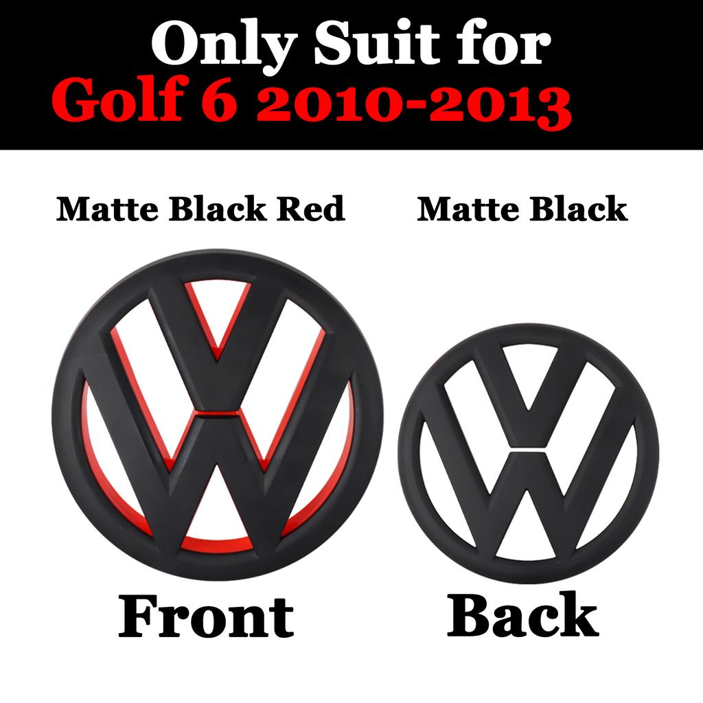Pentru VOLKSWAGEN VW Emblema Capotă Față Mașină Portbagaj Spate Insignă 3D ABS Înlocuire Pentru Volkswagen VW Golf 6 MK6 2010 2011 2012 2013 Dec