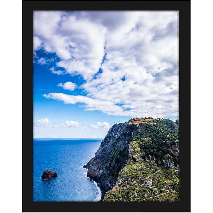 MENNTHUI 10x11 Black Picture Frame, Wall Mounting Horizontally or Vertically, Decoration for Photos, Paintings, Posters, Artwork 10x11