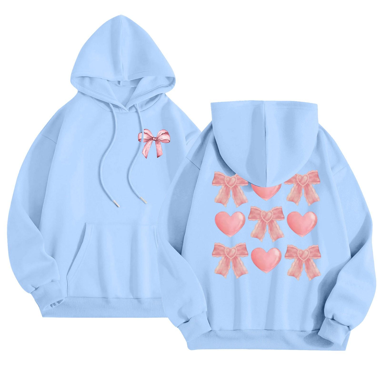 

Женский модный легкий свитер с длинными рукавами и карманами с капюшоном L