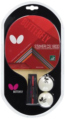 Raquette de Tennis de Table Butterfly avec Caoutchouc Stayer CS1800 10930 Burr,