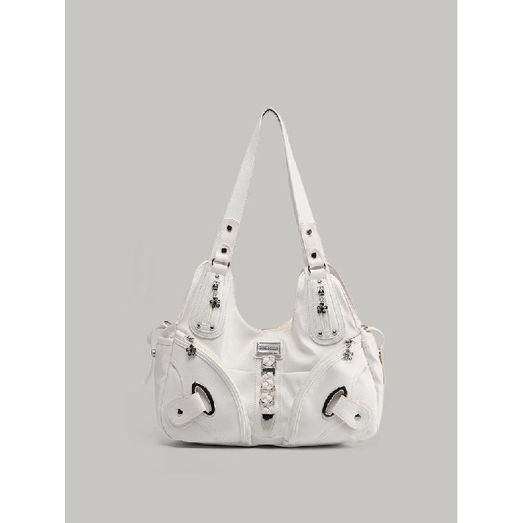 Cross-border popular foreign trade women s bag, European and American retro women s tote bag белый