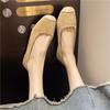 Flat-soled Single Shoes Women's Shoes 2025 New Spring, Autumn and Winter One-pedal Shoes