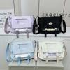 College Style Women's Crossbody Bag Student's Large Capacity Messenger Bag Color Contrast Shoulder Bag