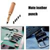 Läderhålslagare Praktisk Skruvhålslagare Pappershålslagare 6 Spetsar Storlekar 1.5mm-4mm Automatisk Hålslagare